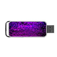 Magenta Waves Flow Series 2 Portable Usb Flash (two Sides) by DimitriosArt