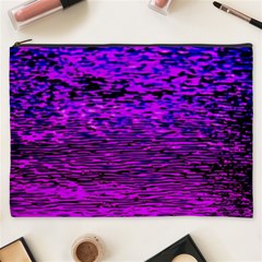 Magenta Waves Flow Series 2 Cosmetic Bag (xxxl) by DimitriosArt