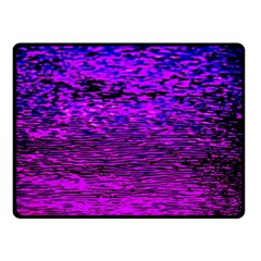 Magenta Waves Flow Series 2 Double Sided Fleece Blanket (small)  by DimitriosArt