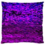 Magenta waves flow series 2 Large Flano Cushion Case (One Side) Front