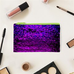 Magenta Waves Flow Series 2 Cosmetic Bag (xs) by DimitriosArt