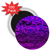 Magenta Waves Flow Series 2 2 25  Magnets (100 Pack)  by DimitriosArt