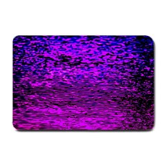 Magenta Waves Flow Series 2 Small Doormat  by DimitriosArt