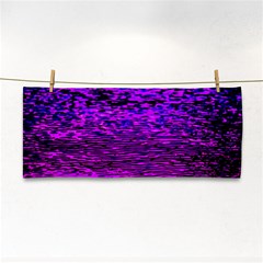 Magenta Waves Flow Series 2 Hand Towel by DimitriosArt