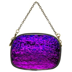 Magenta Waves Flow Series 2 Chain Purse (two Sides) by DimitriosArt