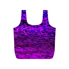 Magenta Waves Flow Series 2 Full Print Recycle Bag (s) by DimitriosArt