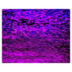 Magenta Waves Flow Series 2 Double Sided Flano Blanket (medium)  by DimitriosArt