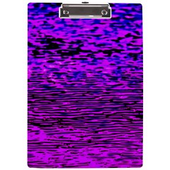 Magenta Waves Flow Series 2 A4 Clipboard