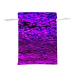 Magenta waves flow series 2 Lightweight Drawstring Pouch (M) Front