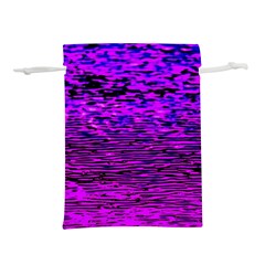 Magenta Waves Flow Series 2 Lightweight Drawstring Pouch (l) by DimitriosArt