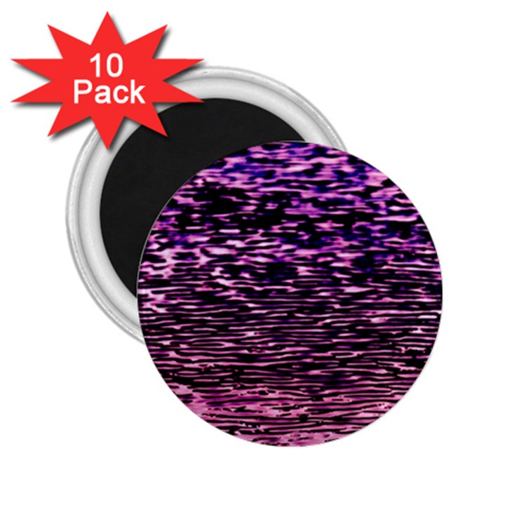 Purple  waves abstract series no2 2.25  Magnets (10 pack) 