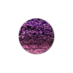 Purple  Waves Abstract Series No2 Golf Ball Marker by DimitriosArt