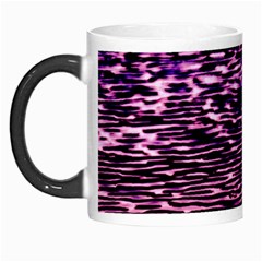 Purple  Waves Abstract Series No2 Morph Mugs by DimitriosArt