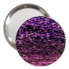 Purple  Waves Abstract Series No2 3  Handbag Mirrors by DimitriosArt