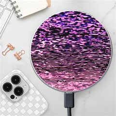 Purple  Waves Abstract Series No2 Wireless Charger