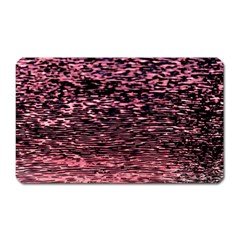 Pink  Waves Flow Series 11 Magnet (rectangular) by DimitriosArt