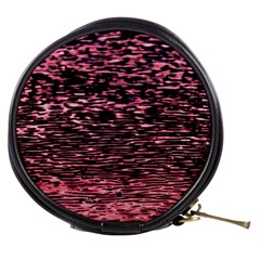 Pink  Waves Flow Series 11 Mini Makeup Bag by DimitriosArt