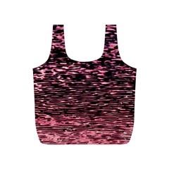 Pink  Waves Flow Series 11 Full Print Recycle Bag (s) by DimitriosArt