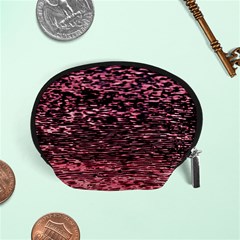 Pink  Waves Flow Series 11 Accessory Pouch (small) by DimitriosArt