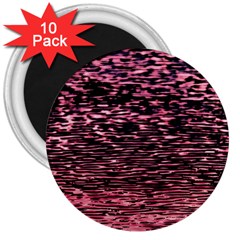 Pink  Waves Flow Series 11 3  Magnets (10 Pack)  by DimitriosArt