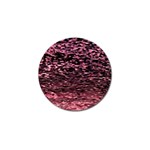 Pink  waves flow series 11 Golf Ball Marker Front