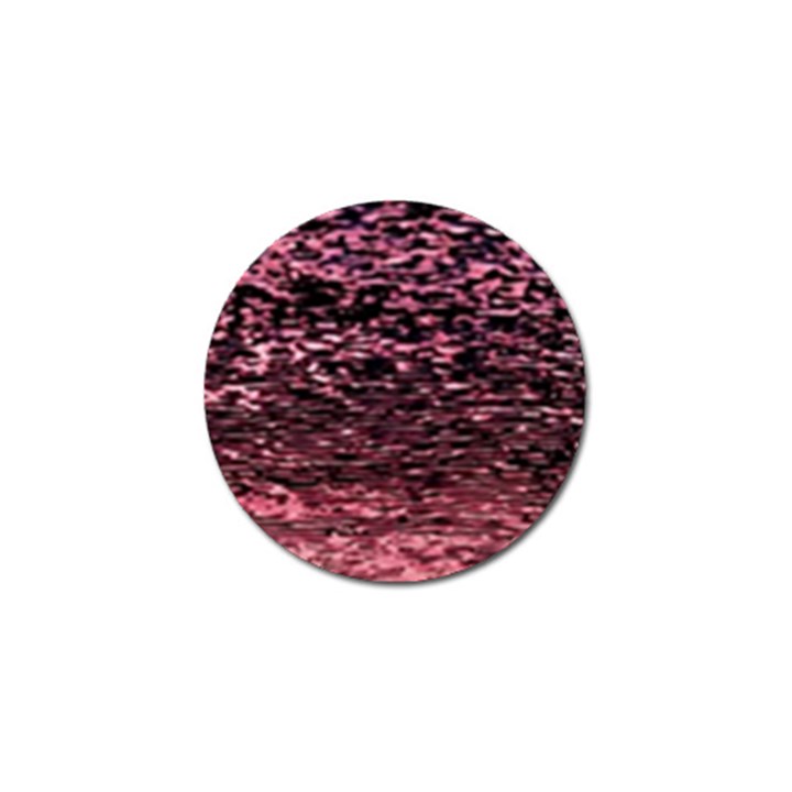 Pink  waves flow series 11 Golf Ball Marker