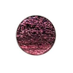 Pink  Waves Flow Series 11 Hat Clip Ball Marker (4 Pack) by DimitriosArt