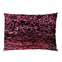 Pink  Waves Flow Series 11 Pillow Case (two Sides) by DimitriosArt