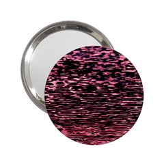 Pink  Waves Flow Series 11 2 25  Handbag Mirrors by DimitriosArt