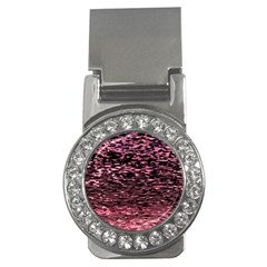 Pink  Waves Flow Series 11 Money Clips (cz)  by DimitriosArt