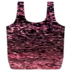 Pink  Waves Flow Series 11 Full Print Recycle Bag (xl) by DimitriosArt