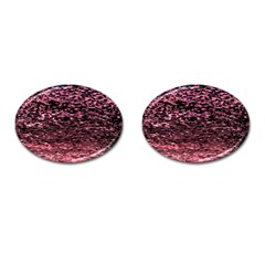 Pink  Waves Flow Series 11 Cufflinks (oval) by DimitriosArt