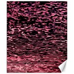 Pink  waves flow series 11 Canvas 8  x 10  8.15 x9.66  Canvas - 1