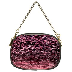 Pink  Waves Flow Series 11 Chain Purse (one Side) by DimitriosArt