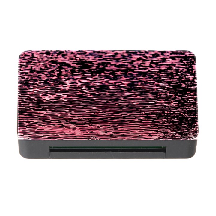 Pink  waves flow series 11 Memory Card Reader with CF