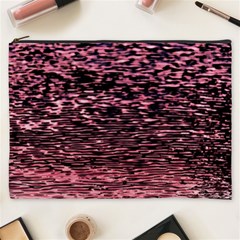 Pink  Waves Flow Series 11 Cosmetic Bag (xxxl) by DimitriosArt