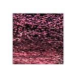 Pink  waves flow series 11 Satin Bandana Scarf Front