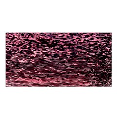 Pink  Waves Flow Series 11 Satin Shawl by DimitriosArt