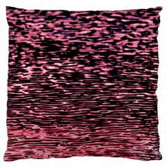 Pink  Waves Flow Series 11 Standard Flano Cushion Case (one Side) by DimitriosArt