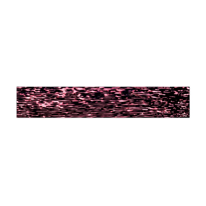 Pink  waves flow series 11 Flano Scarf (Mini)