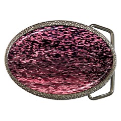 Pink  Waves Flow Series 11 Belt Buckles by DimitriosArt