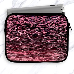 Pink  Waves Flow Series 11 Apple Ipad 2/3/4 Zipper Cases by DimitriosArt