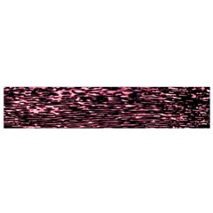 Pink  Waves Flow Series 11 Small Flano Scarf by DimitriosArt