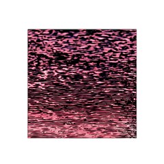 Pink  Waves Flow Series 11 Satin Bandana Scarf by DimitriosArt