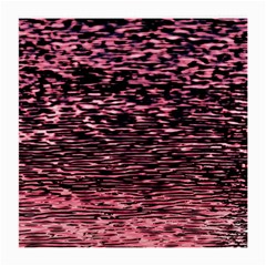 Pink  Waves Flow Series 11 Medium Glasses Cloth (2 Sides) by DimitriosArt