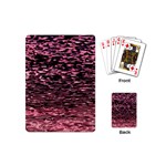 Pink  waves flow series 11 Playing Cards Single Design (Mini) Back