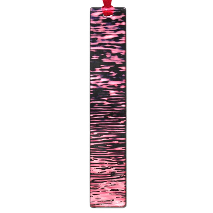 Pink  waves flow series 11 Large Book Marks