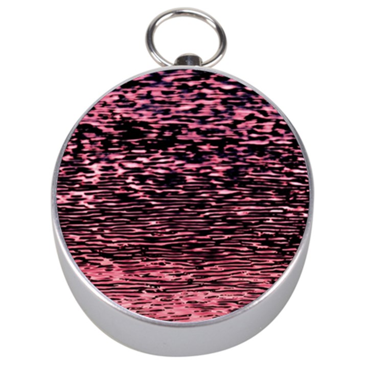 Pink  waves flow series 11 Silver Compasses