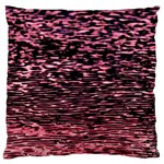 Pink  waves flow series 11 Large Flano Cushion Case (One Side) Front