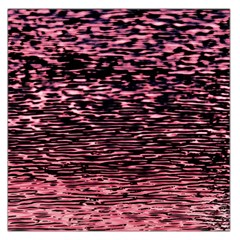 Pink  Waves Flow Series 11 Large Satin Scarf (square) by DimitriosArt